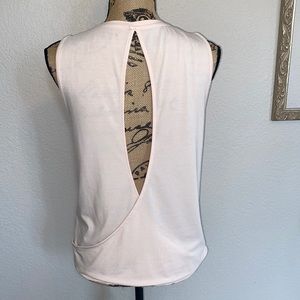 Athleta Workout Open Back Tank Top Size Small